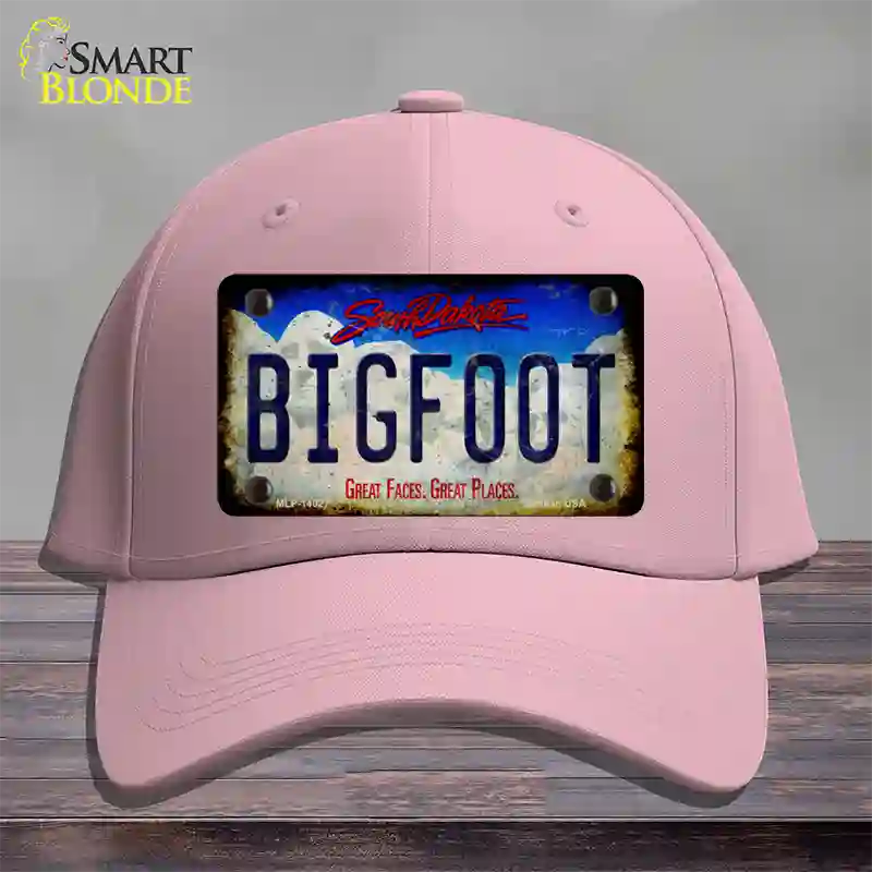 Bigfoot South Dakota Novelty License Plate Hat Tag Cotton / Pink