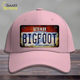 Bigfoot Utah Novelty License Plate Hat Tag Cotton / Pink