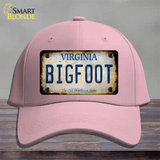 Bigfoot Virginia Novelty License Plate Hat Tag Cotton / Pink