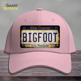 Bigfoot West Virginia Novelty License Plate Hat Tag Cotton / Pink