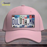 Duluth MN Strip Art Novelty License Plate Hat Tag Cotton / Pink