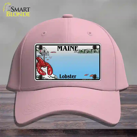 Maine Lobster Blank Novelty License Plate Hat Cotton / Pink