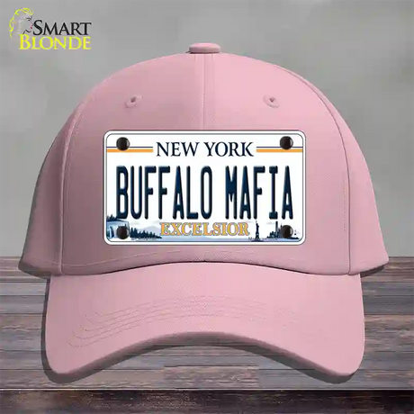 Buffalo Mafia New York Excelsior Novelty License Plate Hat Cotton / Pink