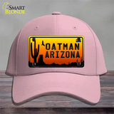 Oatman Flag Arizona Scenic Background Novelty License Plate Hat Cotton / Pink