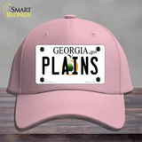 Plains Georgia Novelty License Plate Hat Cotton / Pink