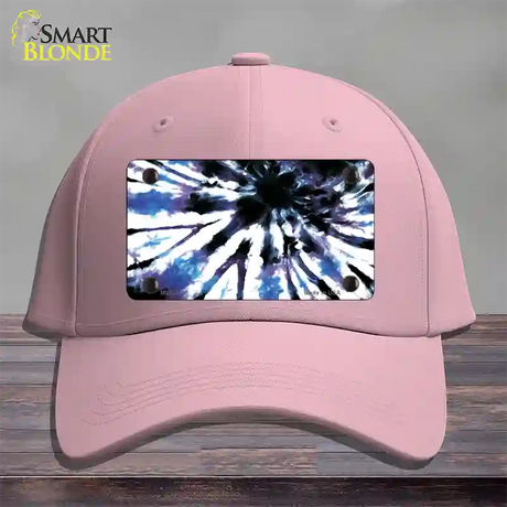 Purple Blue Tie-Dye Novelty License Plate Hat Cotton / Pink