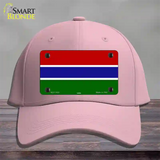 Gambia Flag Novelty License Plate Hat Cotton / Pink