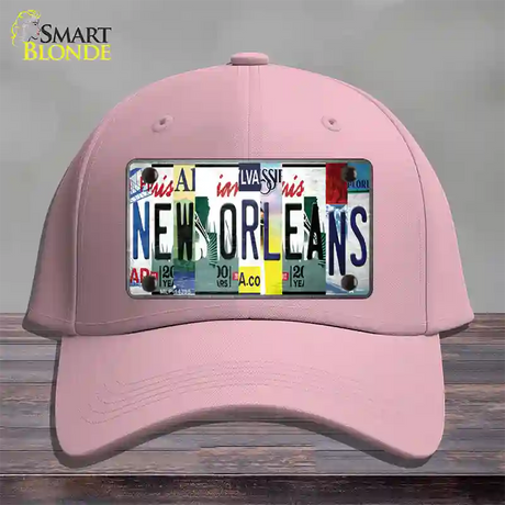 New Orleans License Plate Art Novelty License Plate Hat Cotton / Pink