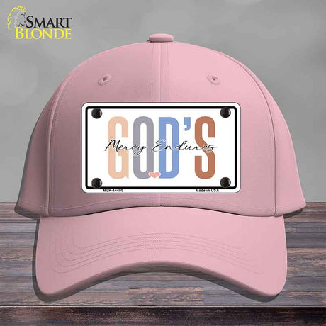 Gods Mercy Endures Novelty License Plate Hat HAT-MLP-14480