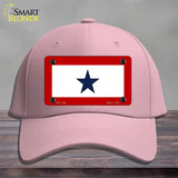 Blue Star One Novelty License Plate Hat Cotton / Pink