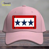 Blue Star Three Novelty License Plate Hat Cotton / Pink