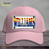 Williams Arizona Flag White Novelty License Plate Hat Cotton / Pink