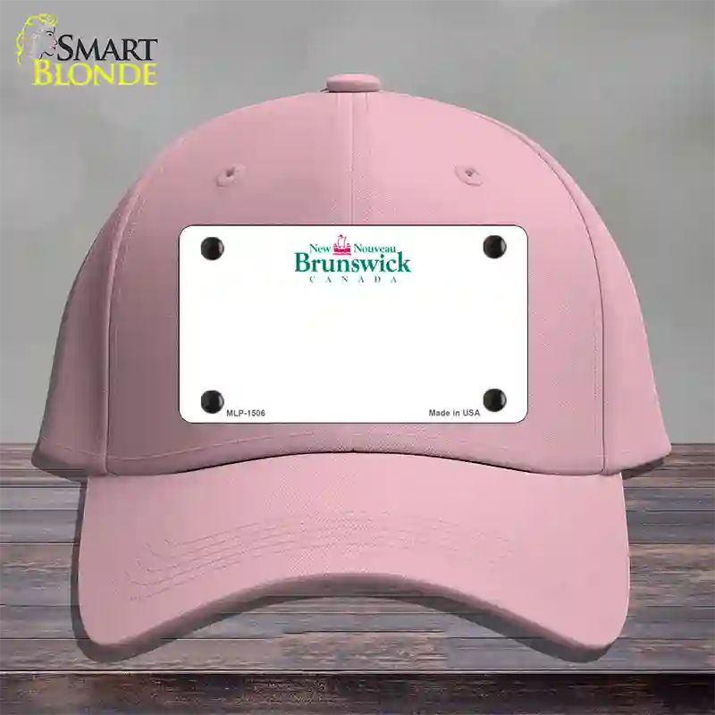 New Brunswick Novelty License Plate Hat Cotton / Pink