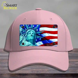 Lady Liberty Novelty License Plate Hat Cotton / Pink