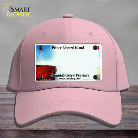 Prince Edward Island Novelty License Plate Hat Cotton / Pink