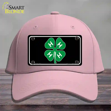 4-H Novelty License Plate Hat Cotton / Pink