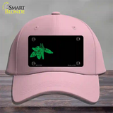 Green Chili Offset Novelty License Plate Hat Cotton / Pink