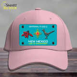 Red Chili & Road Runner New Mexico Teal Novelty License Plate Hat Cotton / Pink