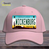 Wickenburg Arizona Novelty License Plate Hat Cotton / Pink