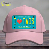 I Love Taos New Mexico Novelty License Plate Hat Cotton / Pink