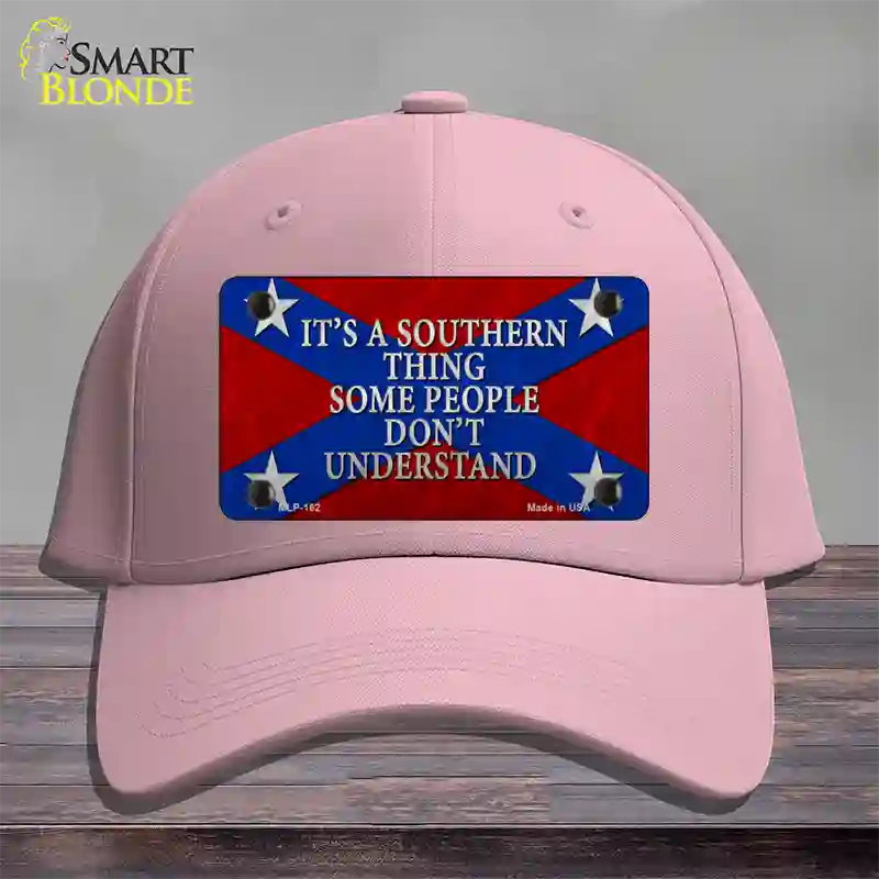 Its A Southern Thing Novelty License Plate Hat Cotton / Pink