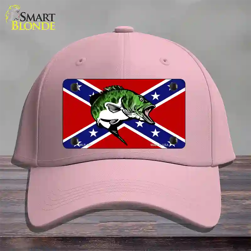 Rebel Fish Novelty License Plate Hat Cotton / Pink