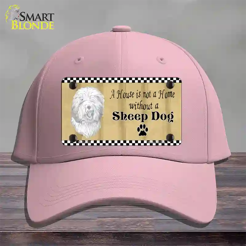 Pencil Sketch Sheep Novelty License Plate Hat Cotton / Pink