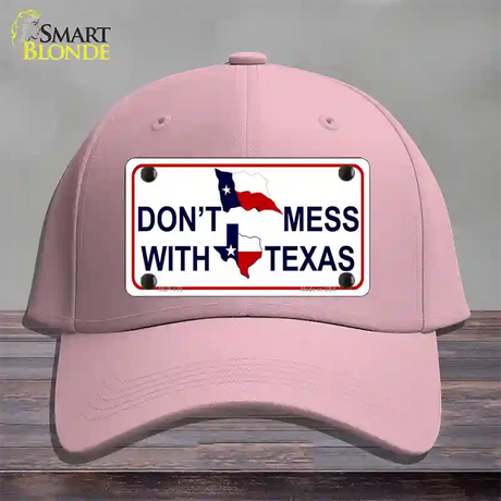 Dont Mess With Texas Novelty License Plate Hat Cotton / Pink