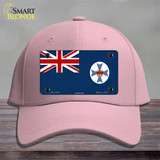 Queensland Flag Novelty License Plate Hat Cotton / Pink