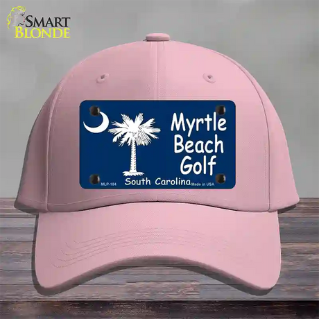 Myrtle Beach Golf Novelty License Plate Hat Cotton / Pink