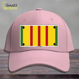 Vietnam Ribbon Novelty License Plate Hat Cotton / Pink