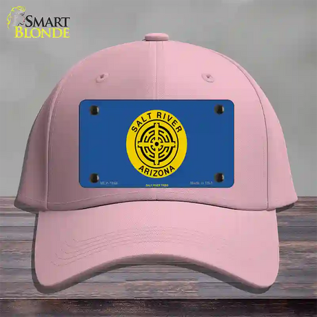 Salt River Tribe Flag Novelty License Plate Hat Cotton / Pink