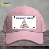 Apalachee Nation Flag Novelty License Plate Hat Cotton / Pink