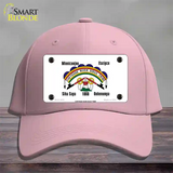 Cheyenne River Sioux Flag Novelty License Plate Hat Cotton / Pink