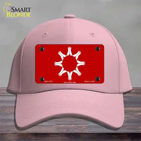 Oglala Sioux Tribe Flag Novelty License Plate Hat Cotton / Pink