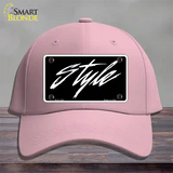 Style Novelty License Plate Hat Cotton / Pink