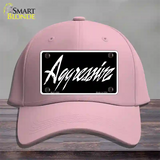 Aggressive Novelty License Plate Hat Cotton / Pink