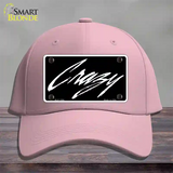 Crazy Novelty License Plate Hat Cotton / Pink