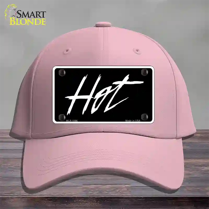 Hot Novelty License Plate Hat Cotton / Pink