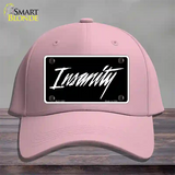 Insanity Novelty License Plate Hat Cotton / Pink