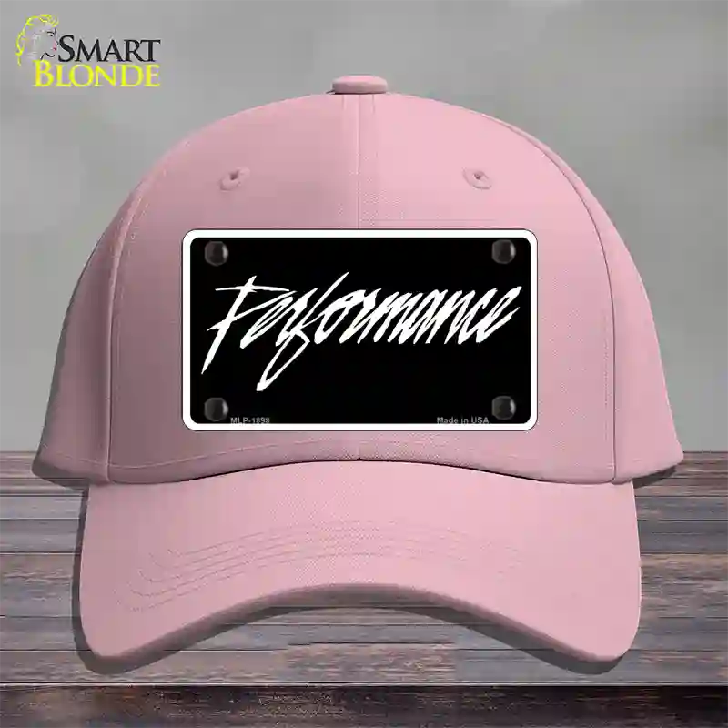 Performance Novelty License Plate Hat Cotton / Pink