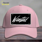 Wanted Novelty License Plate Hat Cotton / Pink