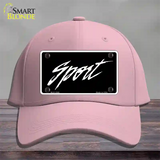 Sport Novelty License Plate Hat Cotton / Pink