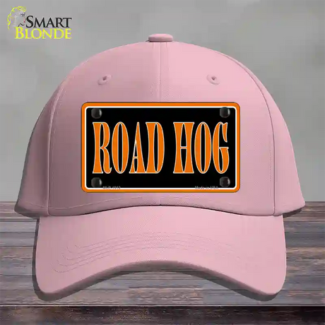 Road Hog Novelty License Plate Hat Cotton / Pink