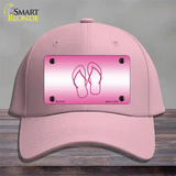 Flip Flops Pink Novelty License Plate Hat Cotton / Pink