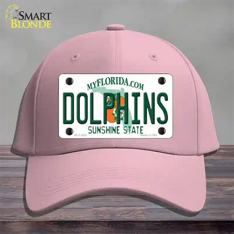 Dolphins Florida State Novelty License Plate Hat Cotton / Pink