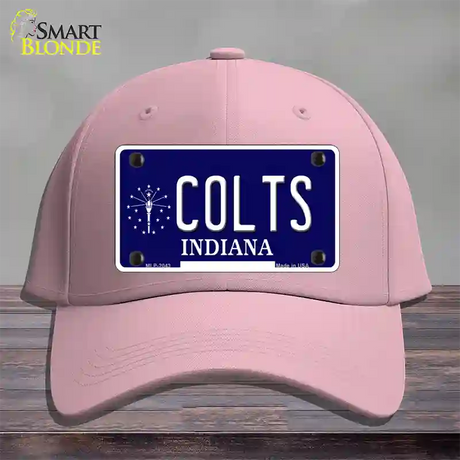 Colts Indiana State Novelty License Plate Hat Cotton / Pink