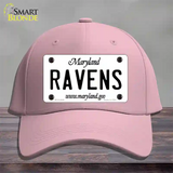 Ravens Maryland State Novelty License Plate Hat Cotton / Pink