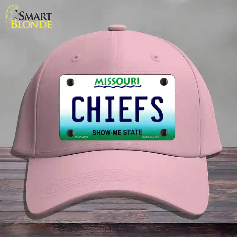 Chiefs Missouri State Novelty License Plate Hat Cotton / Pink