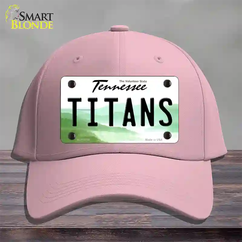 Titans Tennessee State Novelty License Plate Hat Cotton / Pink